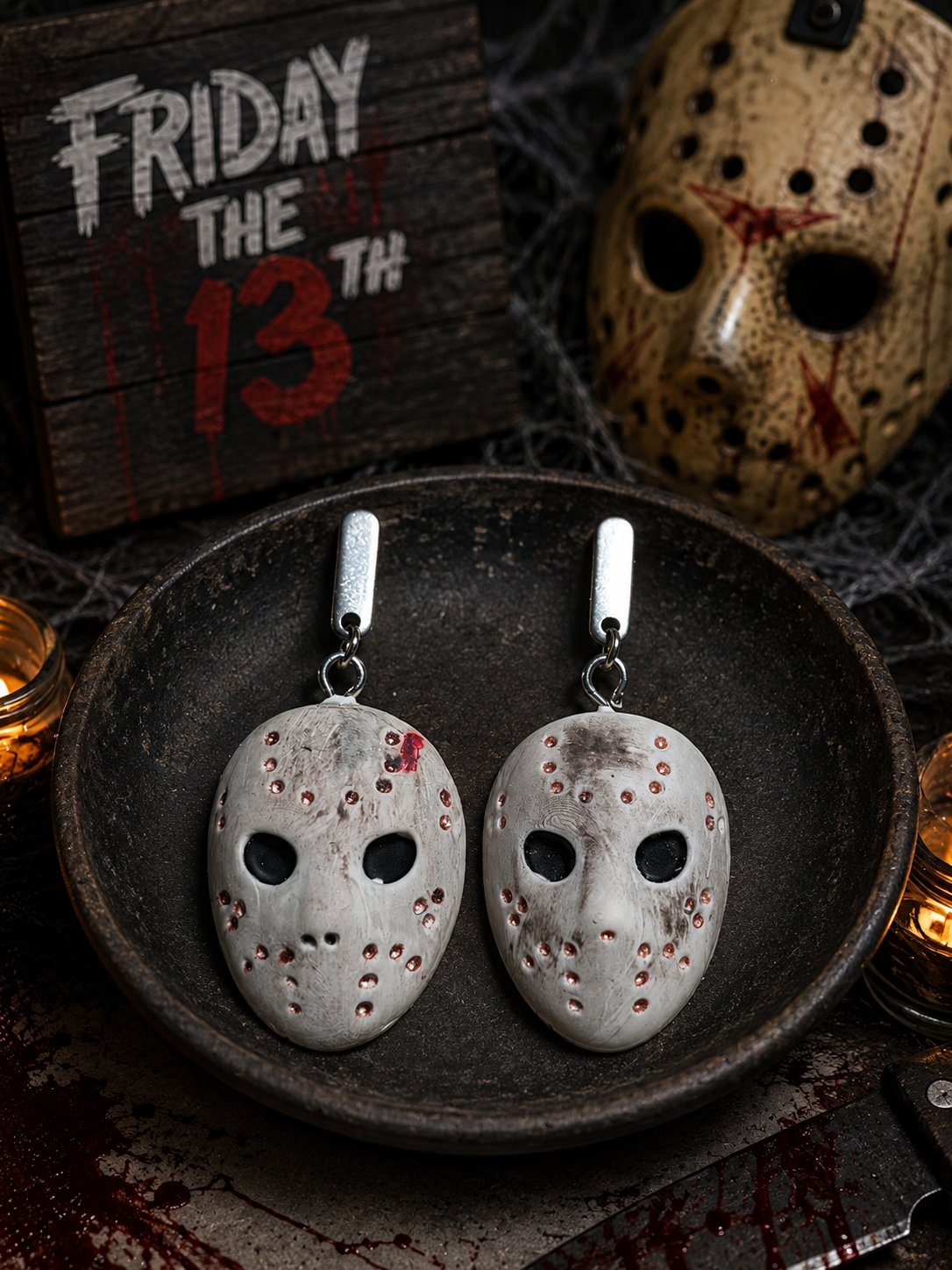 Friday the 13th Inspired Earrings