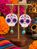 Sugar Skulls de Fiesta Purple