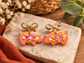 Florecita Piggies with Gold Bows